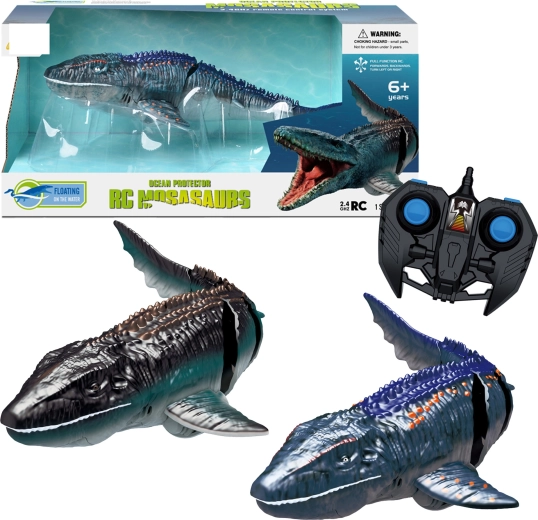 R/C Mosasaurus s realistickým pohybom, vodotesný 2,4 GHz