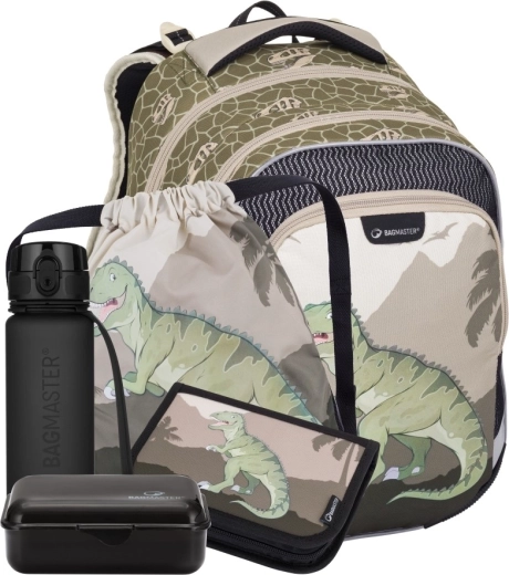 Bagmaster Lumi 24 c veľká školská súprava pre prvákov dinosaurus