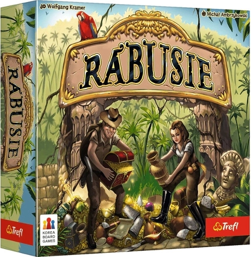Rabusie – rodinná kartová hra o delení pokladov