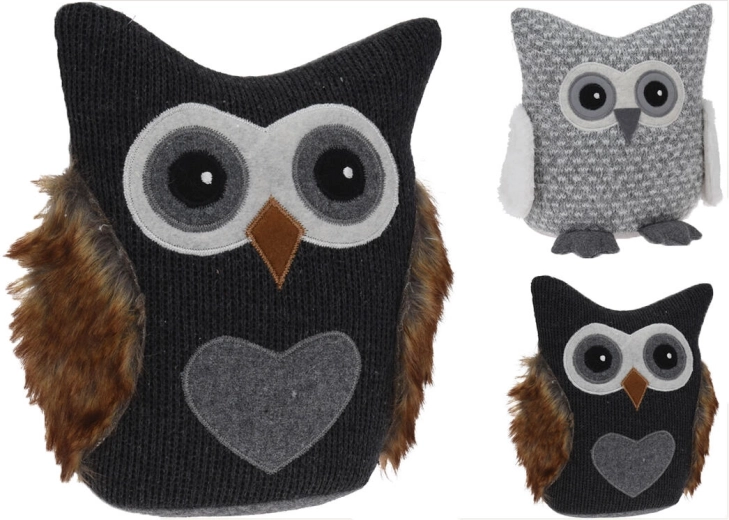 Zarážka do dverí Sova 23 × 15 cm, 1 kg, polyester