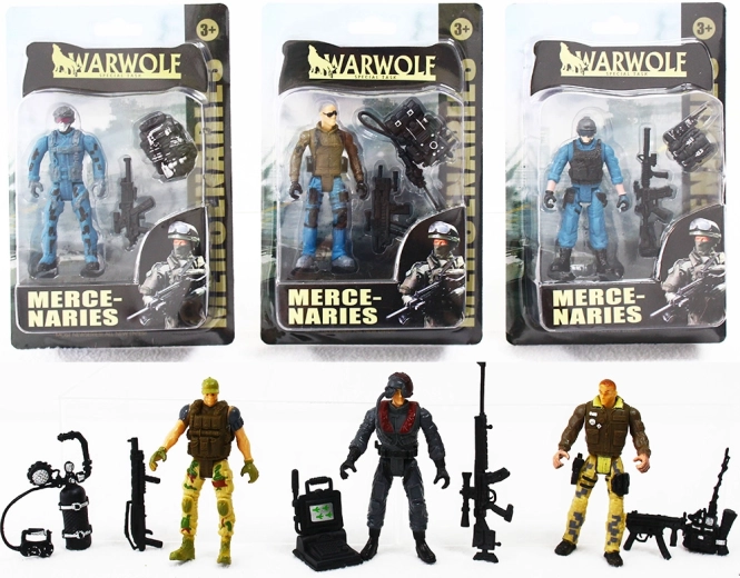 Akčná figúrka vojaka 10 cm, séria 2 (viac druhov)