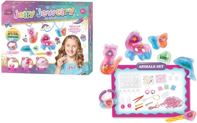 Kreatívna sada na výrobu gélových príveskov a šperkov