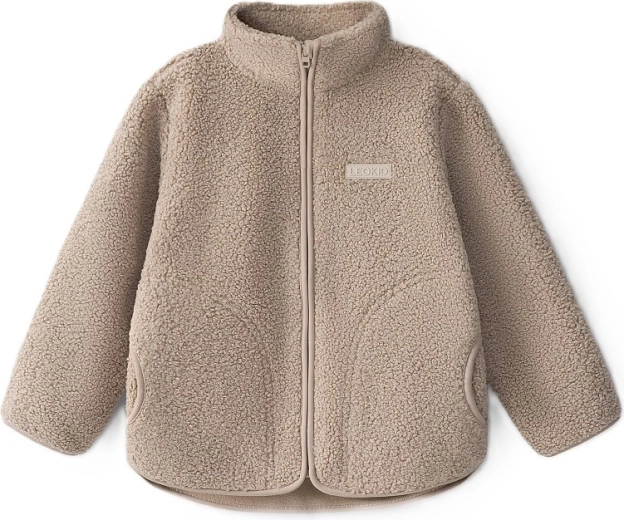 Leokid flísová bunda Theo Almond Milk, veľ. 116