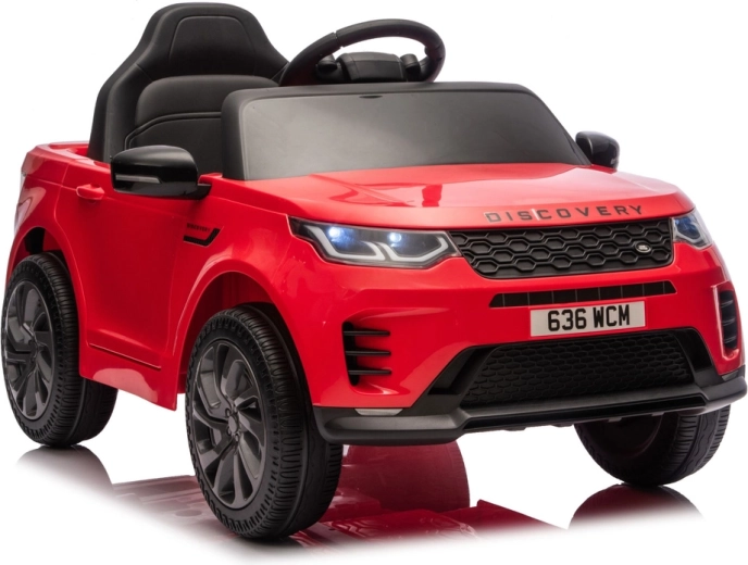Detské elektrické autíčko LAND ROVER Discovery, červené