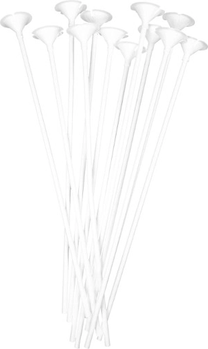 Papierové tyčky na balóniky, 18 ks