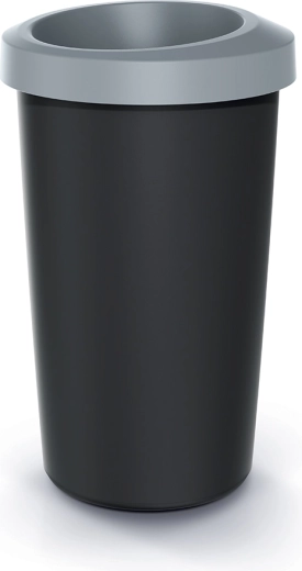 Odpadkový kôš Compacta R Drop 25 l svetlosivý