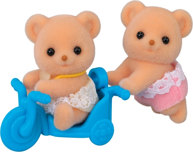 Dvojčatá sušienkoví medvedíci s motorkou SYLVANIAN FAMILIES