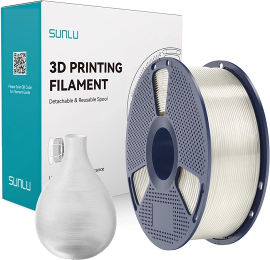 Sunlu PETG priehľadný filament