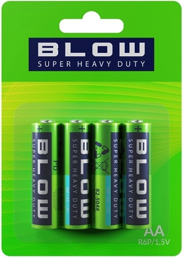 BLOW super heavy duty batérie AA, blister 4 ks