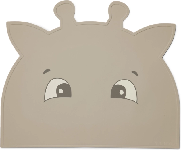 NuuRoo Albert silikónové prestieranie giraffe cobblestone