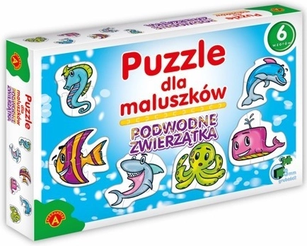 Puzzle pre najmenších – morské zvieratá