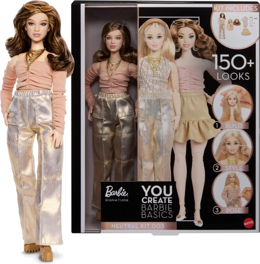 Barbie Signature You Create – prémiová personalizovateľná bábika s doplnkami, neutrálna sada