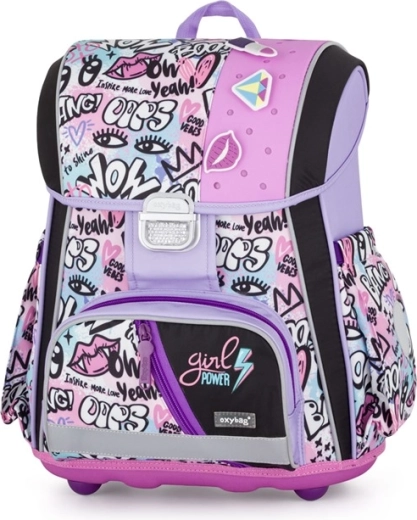 Školská aktovka Premium Funny Girl – ergonomická, ľahká a reflexná