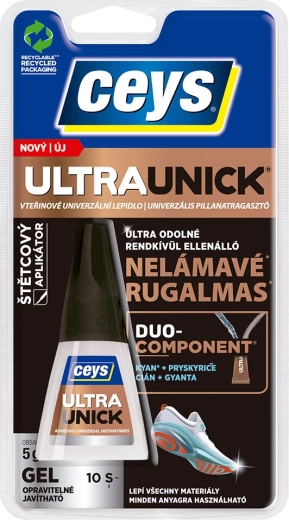 Sekundové lepidlo ULTRAUNICK gél so štetčekom 5 g
