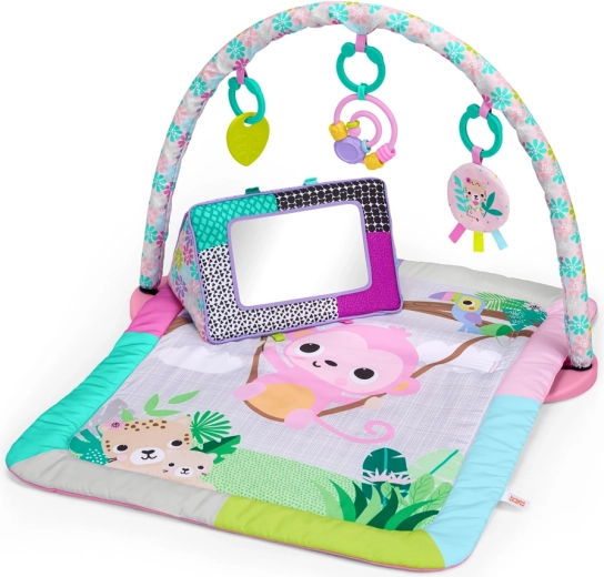 Bright Starts Hracia deka na rozvoj motoriky a zmyslov Treetop Bloom