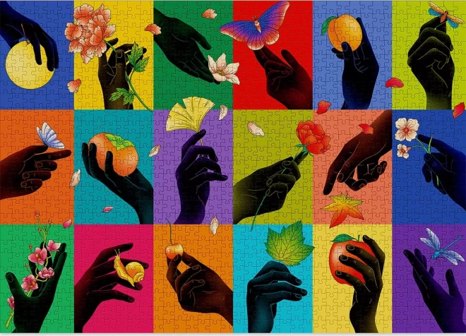 Puzzle CLOUDBERRIES Hands 1000 dielikov