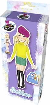 magnetická obliekačka bábika outdoor