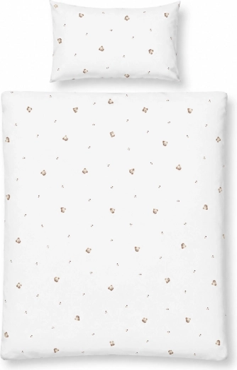 Babymatex nepremokavé jersey obliečky do postieľky medvedík 100 × 135 cm, 40 × 60 cm