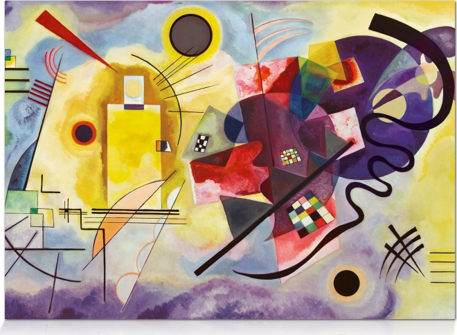 Puzzle STAR 1000 dielikov – žltá, červená a modrá