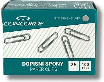 Zošívacie spony 25 mm, 100 ks
