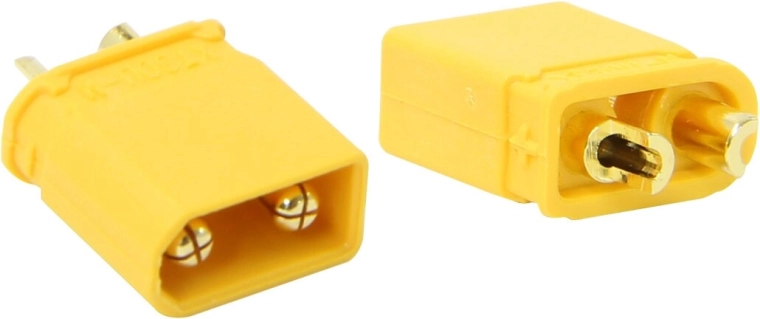 JAMARA vysokoprúdový konektor XT30 pozlátený Grip, pár