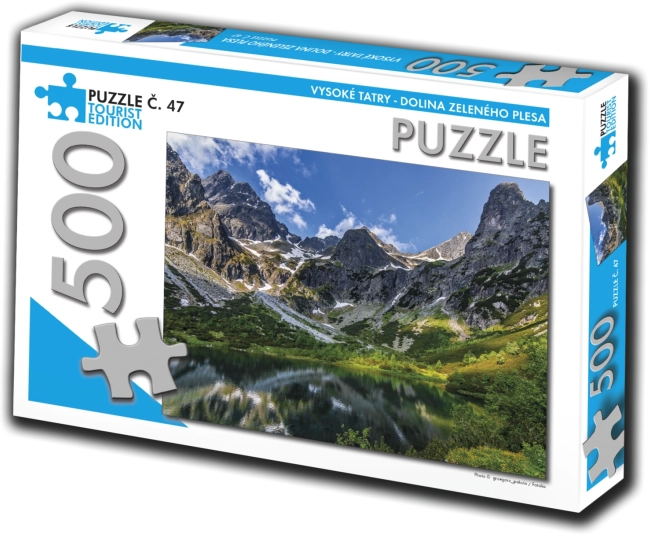 Puzzle Tourist Edition Vysoké Tatry – Dolina Zeleného plesa 500 dielikov
