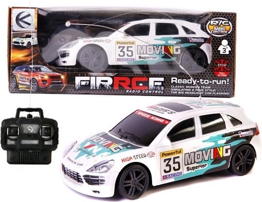 Farebné športové RC auto – 1 kus