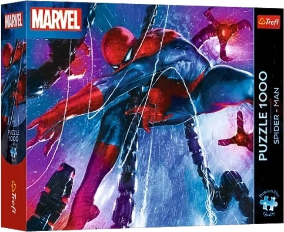 Puzzle Premium Plus Spider-Man: Sieť dobrodružstiev 1000 dielikov