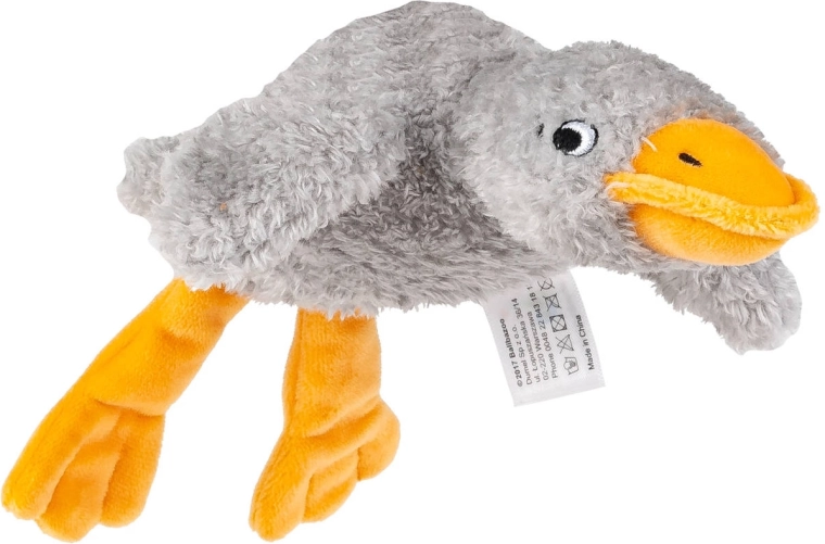 Balibazoo senzorická plyšová hus sivá 23 cm