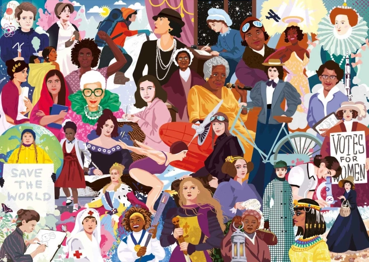 Puzzle Ikonické ženy 1000 dielikov EDUCA