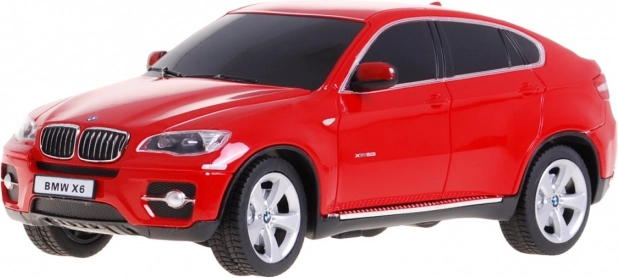 BMW X6 červený RASTAR model 1:24 SUV na diaľkové ovládanie + diaľkové ovládanie