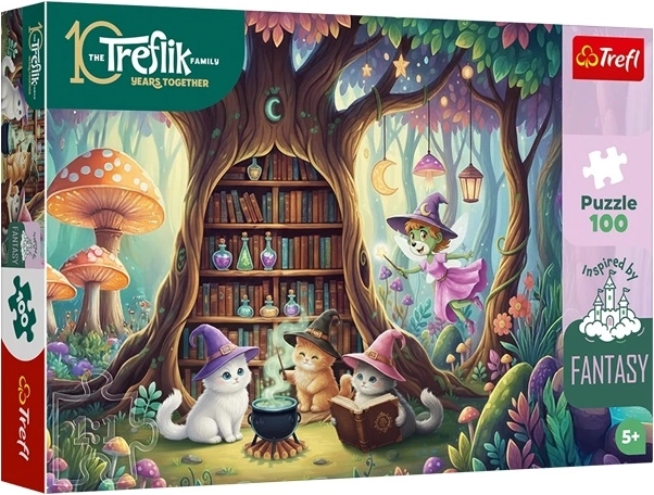 Puzzle 100 dielikov Inspired By Fantasy – čarovné mačiatka