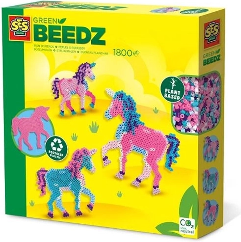 SES Creative Green Beedz zažehlovacie korálky – jednorožec