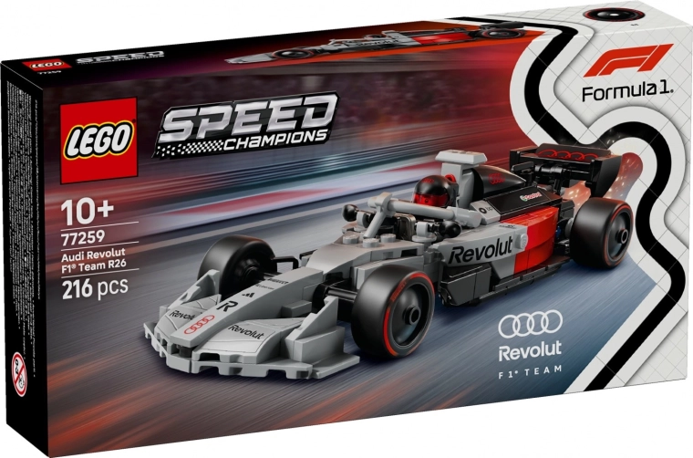 LEGO Speed Champions – pretekárske vozidlo AUDI Revolut F1 Team R26