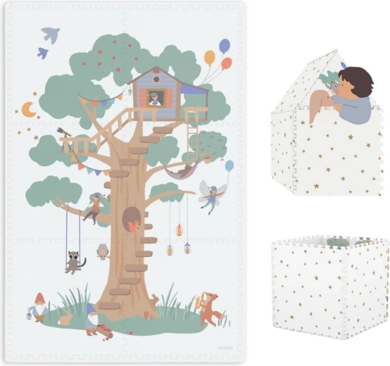 Hracia podložka a domček Play&Go EEVAA Tiloo Treehouse