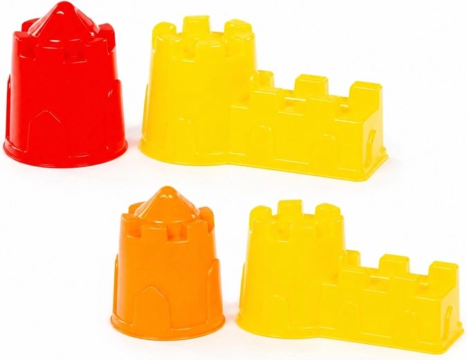 Formičky do piesku hrad - 2 ks