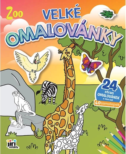 Veľké omaľovánky Zoo