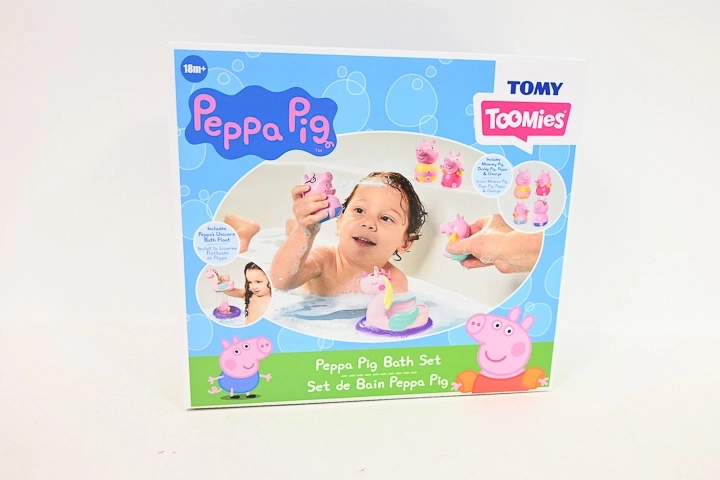 Toomies Prasiatko Peppa sada do kúpeľa s jednorožčou loďkou