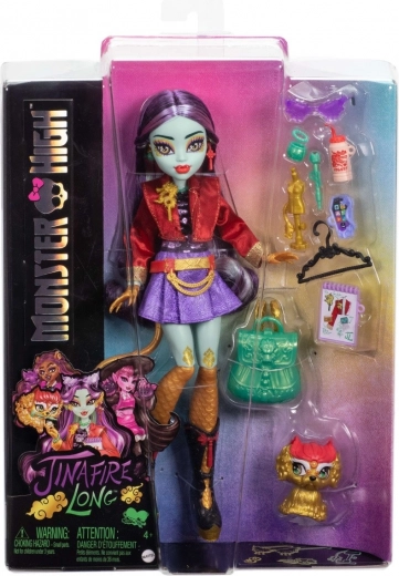 Bábika Monster High Jinafire Long s miláčikom