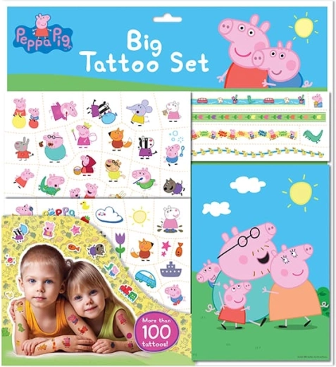 Veľká sada tetovaní Prasiatko Peppa
