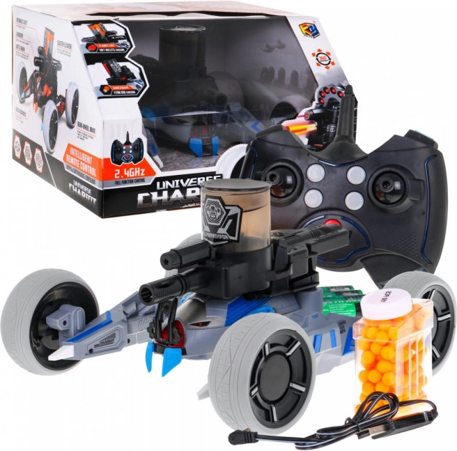 RC crawler so streľbou pre deti 5+ s laserovým zameriavačom a 150 nábojmi