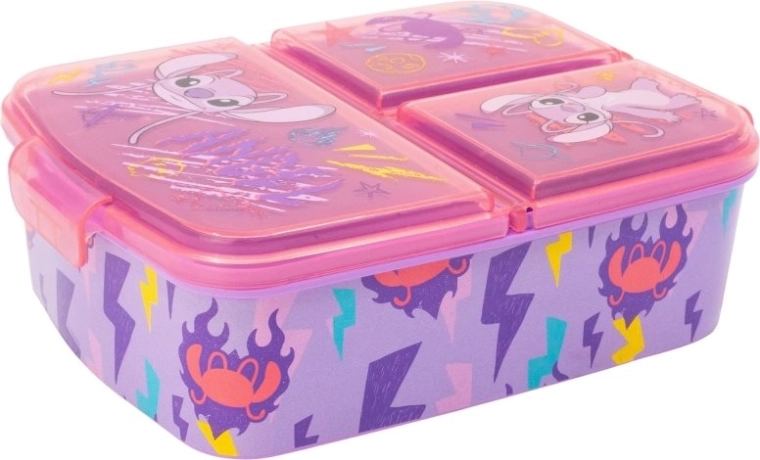 STOR desiatový multi box Angel, 3 priehradky, bez BPA