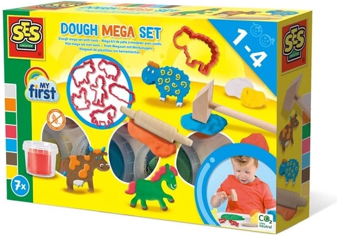 SES Creative My First mega sada plastelíny s nástrojmi