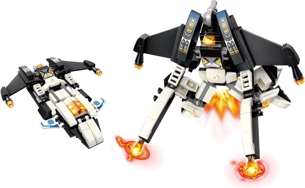 Nočné vojenské lietadlo Mark 2v1 - Qman Guardian of Star's Core