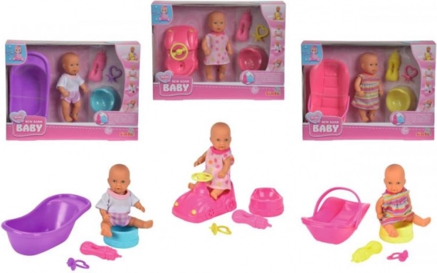 MNB Bábika pije a ciká s doplnkami