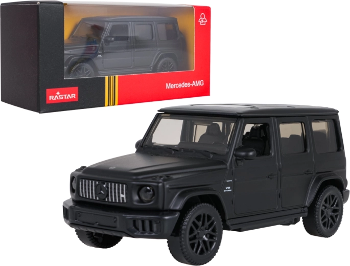 Kovový model Mercedes-AMG G63 Rastar v mierke 1:43, čierny