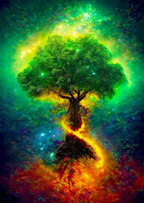 Vychutnajte si Puzzle Severský Strom Života 1000 Dielikov