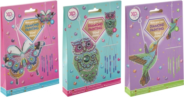 Diamantové maľovanie – zvonkohra kolibrík GRAFIX