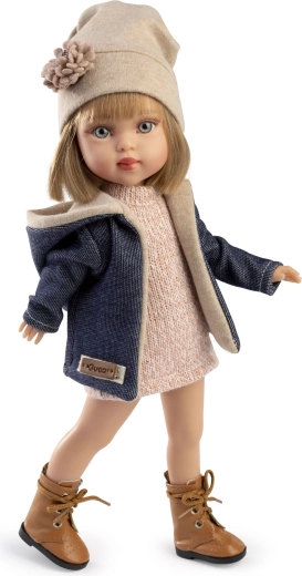 Guca Penelope realistická bábika s celovinylovým telom 34 cm