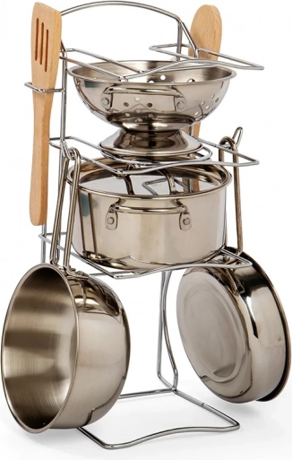 Súprava riadu pre deti na stojane Bigjigs Toys